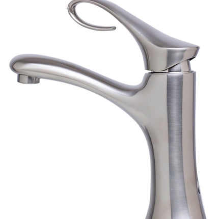 ALFI brand AB1295-BN Brushed Nickel Single Lever Bathroom Faucet ALFI brand