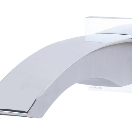 ALFI brand AB3301-PC Polished Chrome Curved Wallmounted Tub Filler Bathroom Spout Alfi Brand