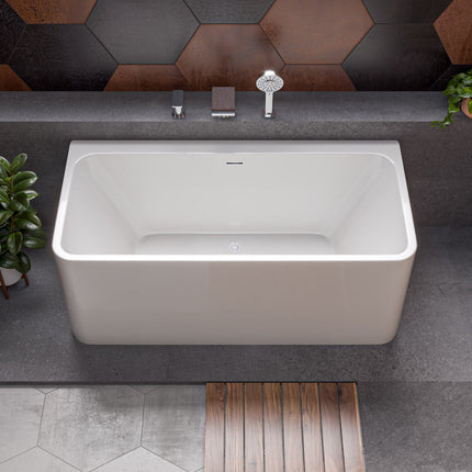 ALFI brand AB2879-PC Polished Chrome Deck Mounted Tub Filler with Hand Held Showerhead Alfi Brand