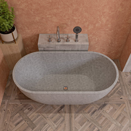 ALFI brand AB2503-BN Brushed Nickel Deck Mounted Tub Filler with Hand Held Showerhead Alfi Brand