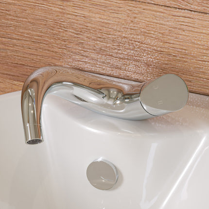ALFI brand AB1572-PC Wave Polished Chrome Single Lever Bathroom Faucet Alfi Brand