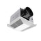 Broad Series 150 CFM Ceiling Mount Bathroom Exhaust Fan with Brilliant LED Light and ENERGY STAR in Soothing White Anzzi