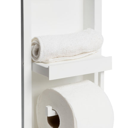 ALFI White Matte Stainless Steel Recessed Toilet Paper Holder Niche ABTPNC88-W Alfi Brand