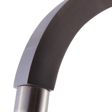 ALFI brand AB3470-BN Brushed Nickel Gooseneck Single Hole Bathroom Faucet Alfi Brand