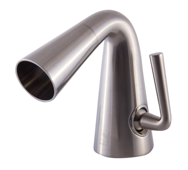 ALFI brand AB1788-BN Brushed Nickel Single Hole Cone Waterfall Bathroom Faucet Alfi Brand