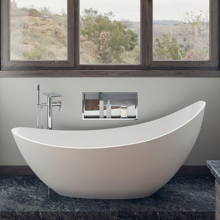 ALFI brand AB2875-PC Polished Chrome Free Standing Floor Mounted Bath Tub Filler Alfi Brand