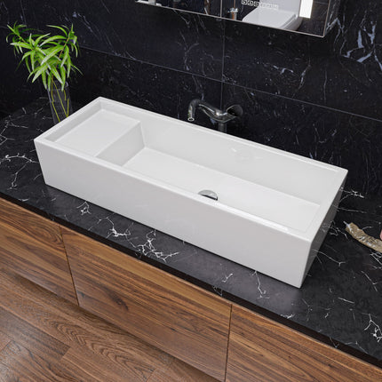 ALFI brand AB1570-PC Tall Wave Polished Chrome Single Lever Bathroom Faucet Alfi Brand