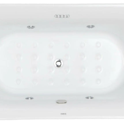 EAGO AM1900  74" White Free Standing Air Bubble Bathtub