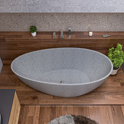 ALFI brand AB2322-PC Polished Chrome Deck Mounted Tub Filler and Square Hand Held Shower Head Alfi Brand
