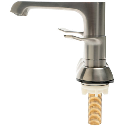 ALFI brand AB1493-BN Brushed Nickel Two-Handle 4'' Centerset Bathroom Faucet Alfi Brand