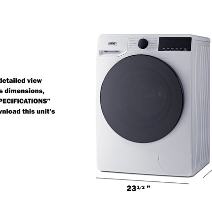 Summit 24" Wide 208-240V Washer  - SLW341