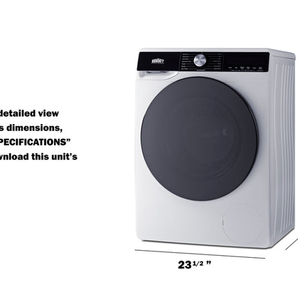 Summit 24" Wide 208-240V Washer - SLW343