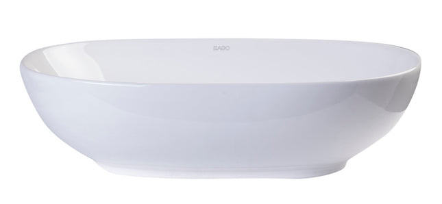 EAGO BA352 23" OVAL CERAMIC ABOVE MOUNT BATHROOM BASIN VESSEL SINK EAGO