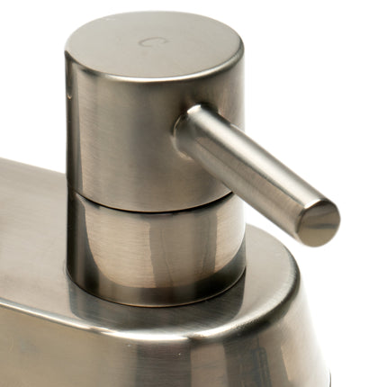 ALFI brand AB1400-BN Brushed Nickel Two-Handle 4'' Centerset Bathroom Faucet