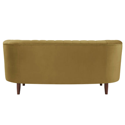 ACME LV00164 Millephri Yellow Loveseat  3