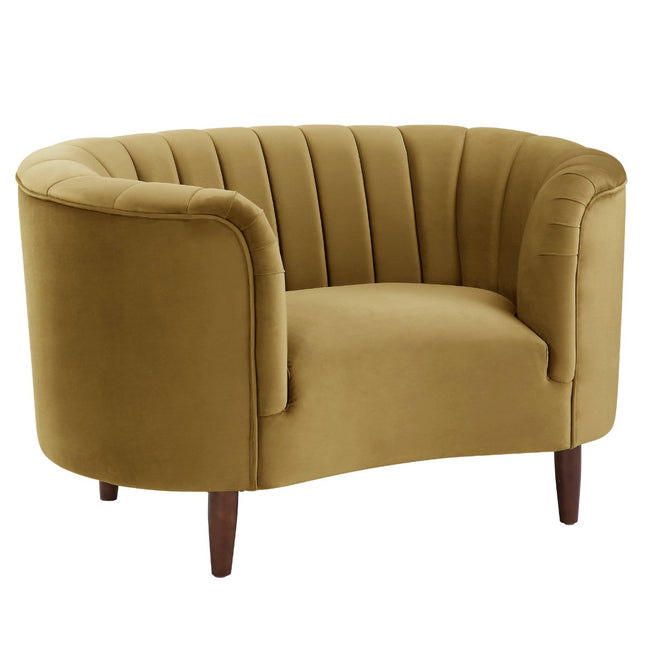 ACME LV00165 Millephri Yellow Chair  1