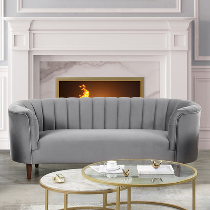 ACME LV00166 Millephri Gray Sofa  7