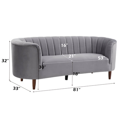 ACME LV00166 Millephri Gray Sofa  8