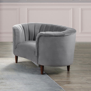 ACME LV00168 Millephri Gray Chair ACME Furniture
