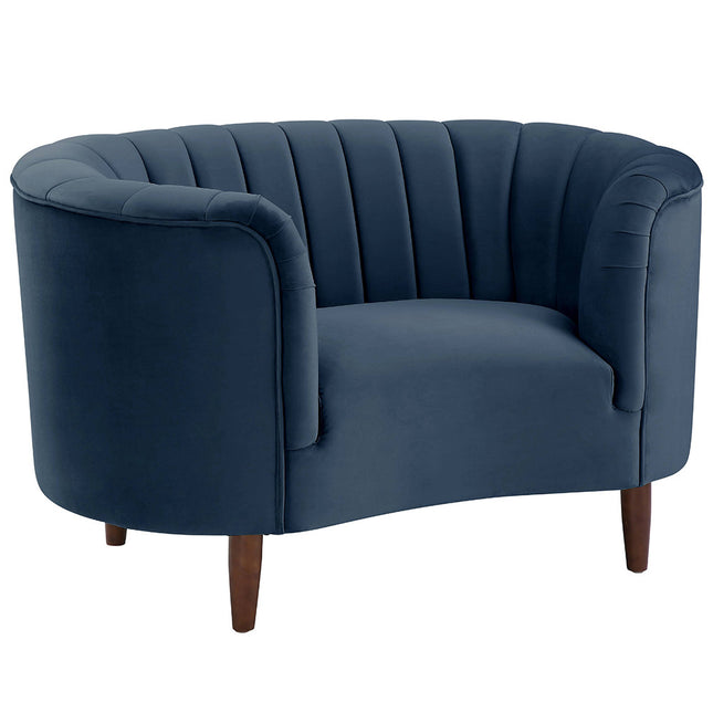ACME LV00171 Millephri Blue Chair  1