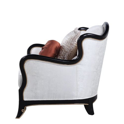 ACME LV00253 Nurmive Chair with 2 Pillows  2