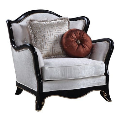 ACME LV00253 Nurmive Chair with 2 Pillows ACME Furniture