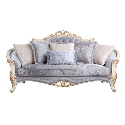 ACME LV00254 Galelvith Sofa with 6 Pillows  1