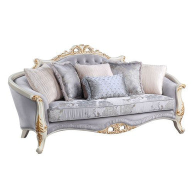 ACME LV00254 Galelvith Sofa with 6 Pillows ACME Furniture