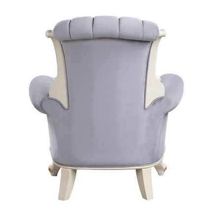ACME LV00256 Galelvith Chair with 1 Pillow  3