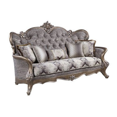 ACME LV00299 Elozzol Sofa with 5 Pillows ACME Furniture