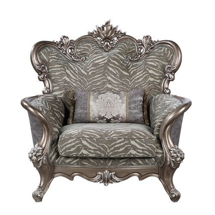 ACME LV00301 Elozzol Chair with 1 Pillow  1