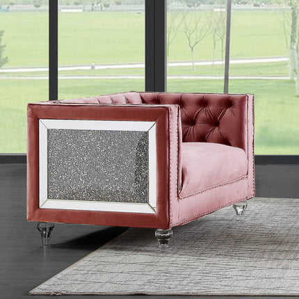 ACME LV00329 Heiberoii Pink Chair