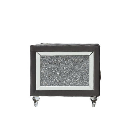 ACME LV00331 Heiberoii Gray Loveseat  1