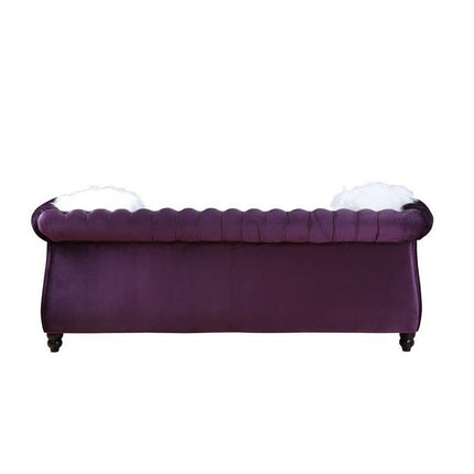 ACME LV00340 Thotton Sofa with 2 Pillow  2