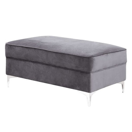 ACME LV00369 Bovasis Light Gray Ottoman