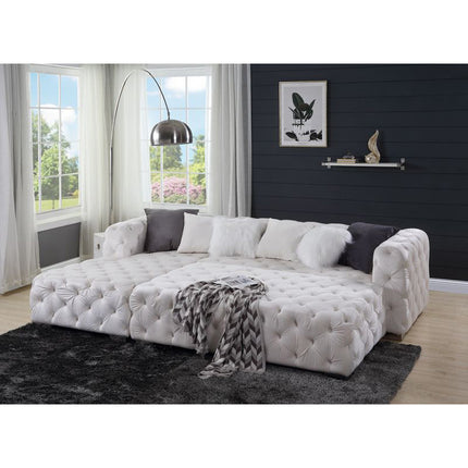 ACME LV00392 Qokmis Beige Ottoman  2