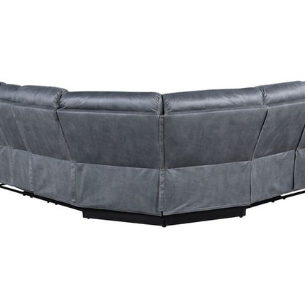 ACME LV00398 Dollum Gray Sectional Sofa  4