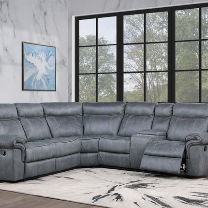ACME LV00398 Dollum Gray Sectional Sofa