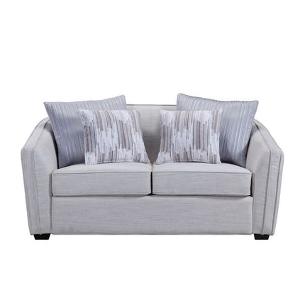 ACME LV00486 Mahler Ii Loveseat with 4 Pillow  2