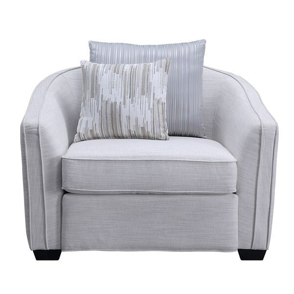 ACME LV00487 Mahler Ii Chair with 2 Pillow  1