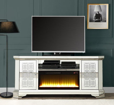 ACME LV00520 Noralie TV Stand with Firecore ACME Furniture