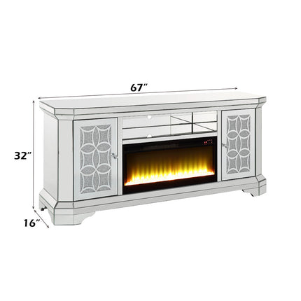 ACME LV00520 Noralie TV Stand with Firecore  1