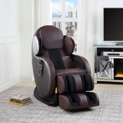 ACME Pacari Massage Chair In Chocolate Color - LV00569