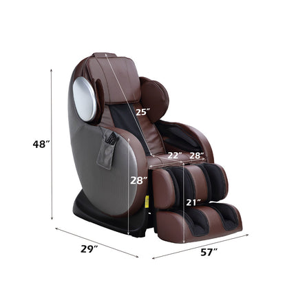 ACME Pacari Massage Chair In Chocolate Color - LV00569  11