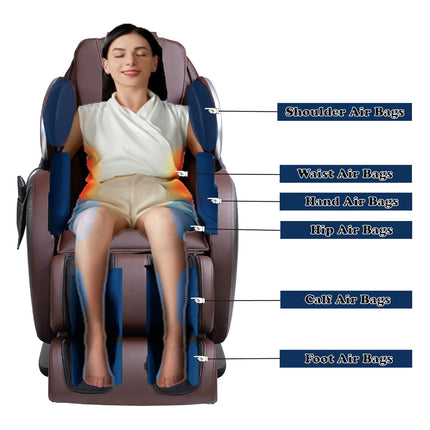 ACME Pacari Massage Chair In Chocolate Color - LV00569  12