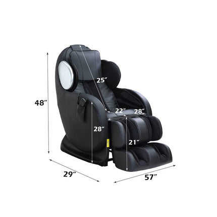 ACME Pacari Massage Chair In Black Color - LV00570  11