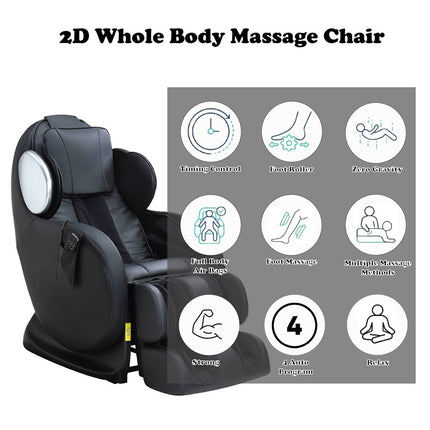 ACME Pacari Massage Chair In Black Color - LV00570  13
