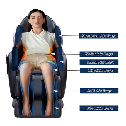 ACME Pacari Massage Chair In Black Color - LV00570  12