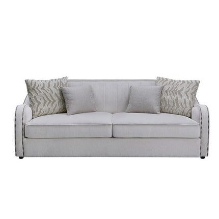 ACME LV00578 Mahler Sofa with 4 Pillow  1
