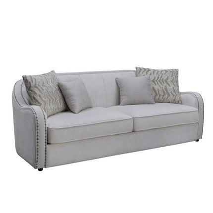 ACME LV00578 Mahler Sofa with 4 Pillow